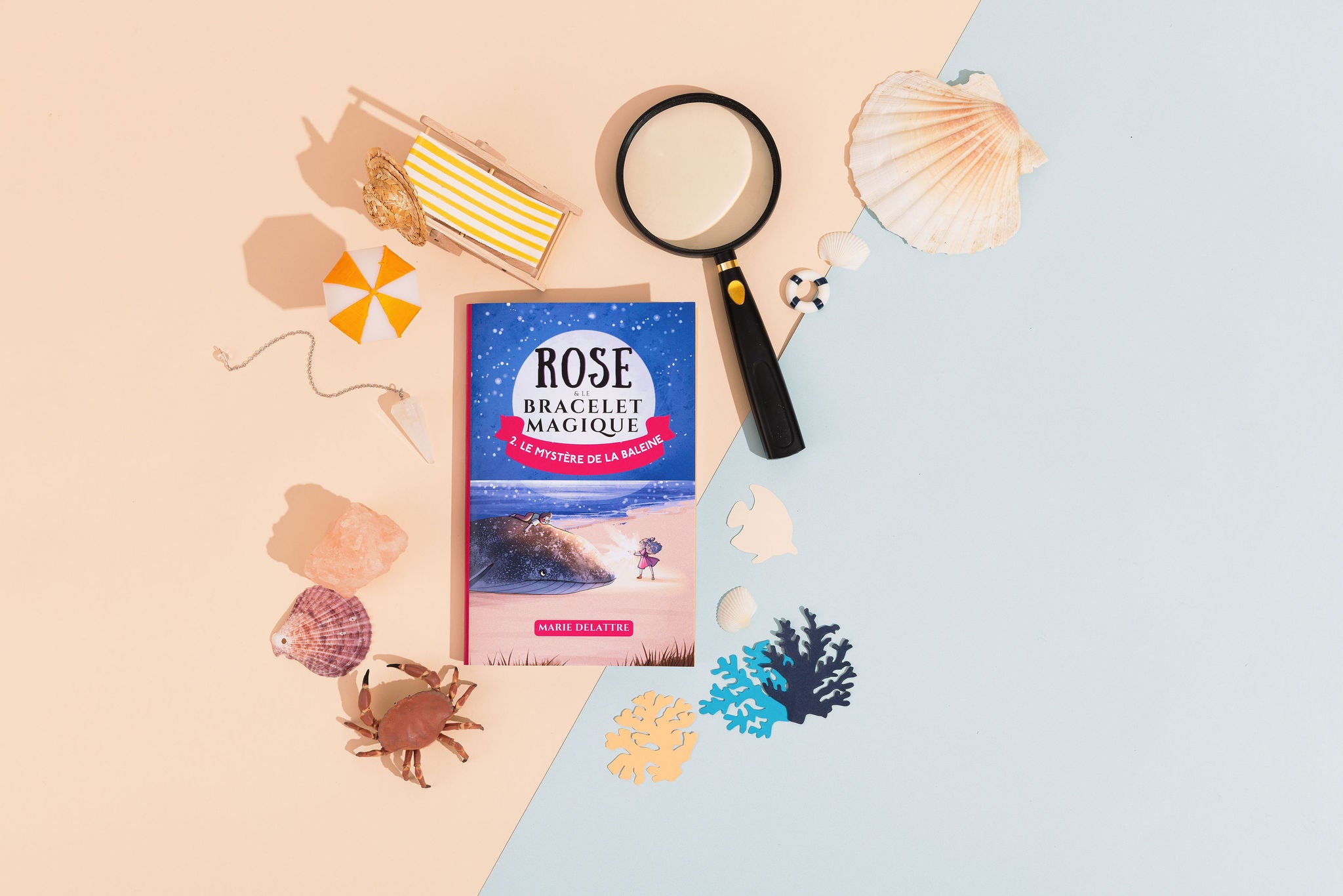 Série Rose et le bracelet magique — roman jeunesse fantasy pour filles 7-10 ans Marie Delattre